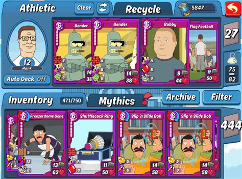 animation throwdown deck builder|animation throwdown recycle cards.